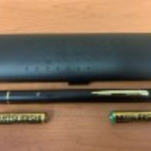 Laser Pointer; Green; Long Distance 'Skypointer' Pointer; Matte Black Finish with Chrome Clip
